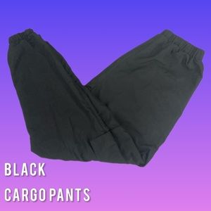 Women's Black Shein Cargo Pants Size Medium